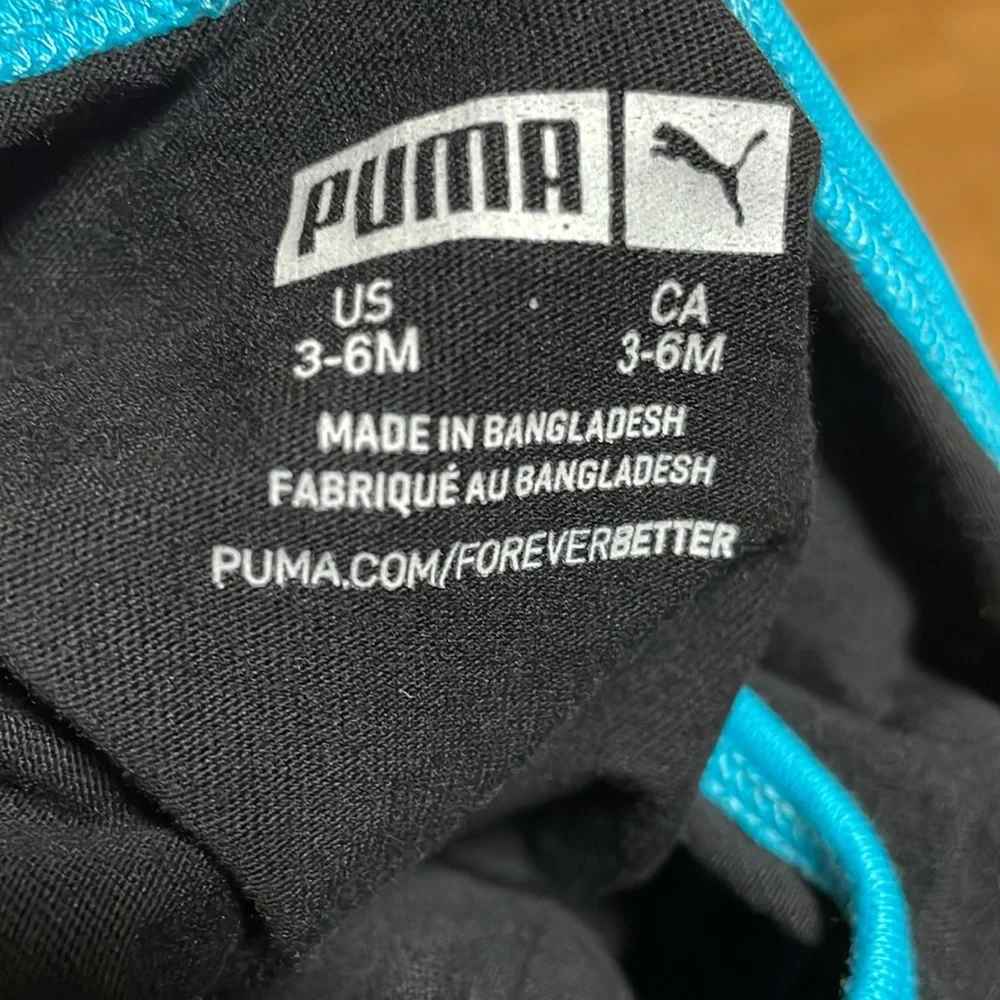 Puma 3-6 months body suits